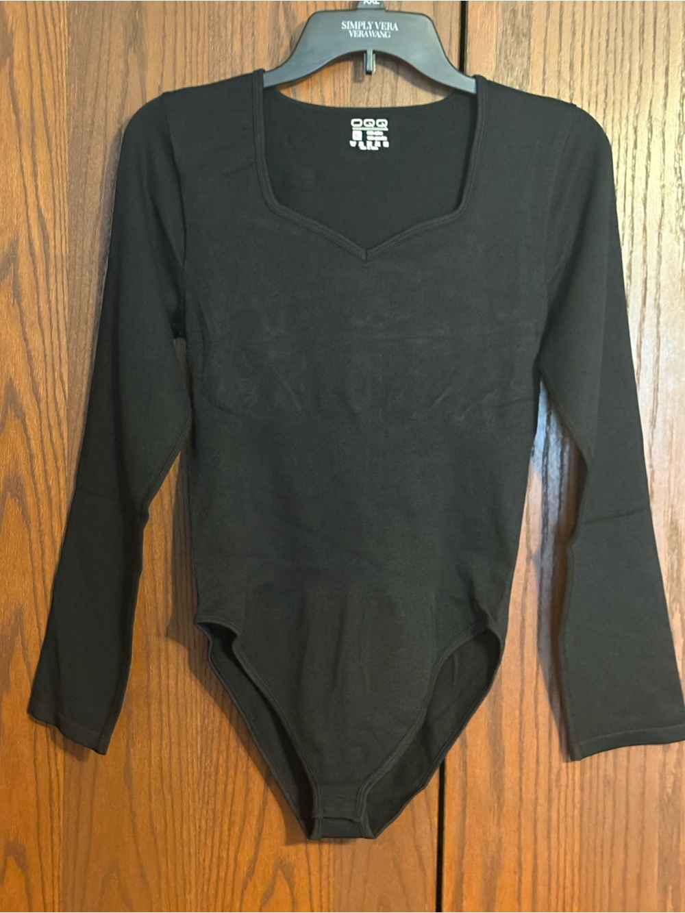 OQQ Bodysuit with tummy control black XL